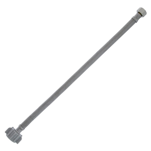 Jones Stephens 1/2in. Compression x 7/8in. BC x 16in Braided Stainless Steel Toilet Connector S04222 - main